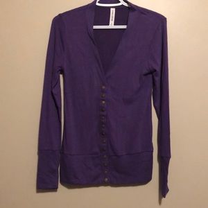Purple Cardigan